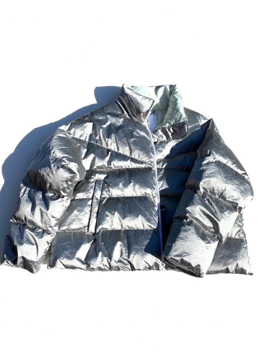 Nike Therma-FIT City Series metallic oversized Shine Puffer Jacket, XL, NWT!!!